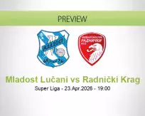 Mladost Lučani Radnički Krag betting prediction (23 April 2026)