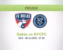Dallas NYCFC betting prediction (25 July 2025)