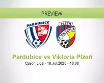 Pardubice Viktoria Plzeň betting prediction (18 July 2025)
