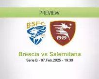 Brescia Salernitana betting prediction (07 February 2025)