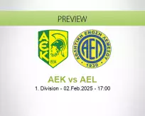 AEK AEL betting prediction (02 February 2025)