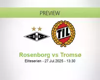 Rosenborg Tromsø betting prediction (27 July 2025)