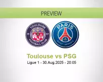 Toulouse PSG betting prediction (31 August 2025)