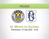 St. Mirren Dundee betting prediction (27 September 2025)