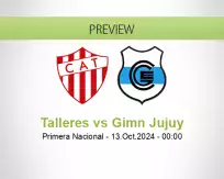 Talleres Gimn Jujuy betting prediction (13 October 2024)