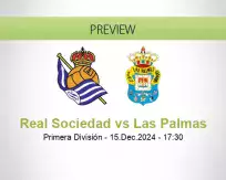 Real Sociedad Las Palmas betting prediction (15 December 2024)