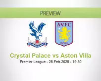 Crystal Palace Aston Villa betting prediction (25 February 2025)