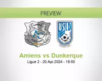 Amiens Dunkerque betting prediction (20 April 2024)