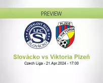 Slovácko Viktoria Plzeň betting prediction (21 April 2024)