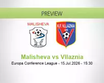 Malisheva vs Vllaznia