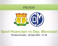 Sport Huancayo vs Dep. Municipal