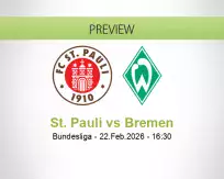St. Pauli Bremen betting prediction (22 February 2026)