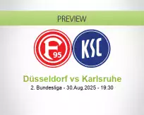 Düsseldorf Karlsruhe betting prediction (30 August 2025)