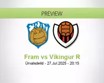 Fram Víkingur R betting prediction (28 July 2025)