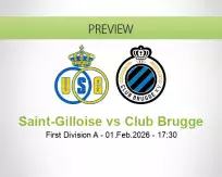 Saint-Gilloise Club Brugge betting prediction (01 February 2026)