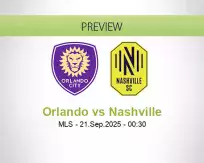 Orlando Nashville betting prediction (21 September 2025)