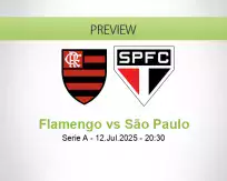 Flamengo São Paulo betting prediction (13 July 2025)
