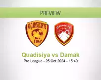 Quadisiya Damak betting prediction (25 October 2024)