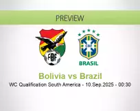 Bolivia Brazil betting prediction (09 September 2025)