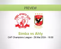 Simba Ahly betting prediction (29 March 2024)