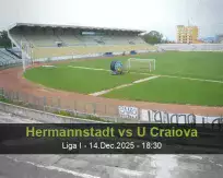 Hermannstadt U Craiova betting prediction (14 December 2025)