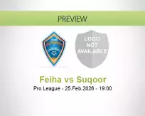 Feiha Suqoor betting prediction (25 February 2026)
