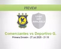 Comerciantes Deportivo G. betting prediction (27 July 2025)