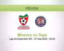 Mineros Tepa betting prediction (27 September 2025)