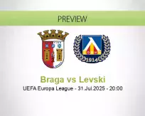 Braga Levski betting prediction (31 July 2025)