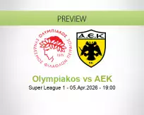 Olympiakos AEK betting prediction (05 April 2026)