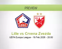 Lille Crvena Zvezda betting prediction (19 February 2026)