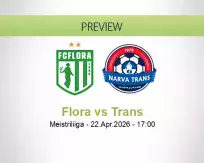 Flora Trans betting prediction (22 April 2026)