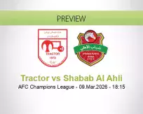 Tractor vs Shabab Al Ahli