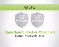 Rajasthan United vs Chanmari