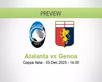 Atalanta Genoa betting prediction (03 December 2025)