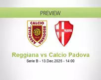 Reggiana Calcio Padova betting prediction (13 December 2025)