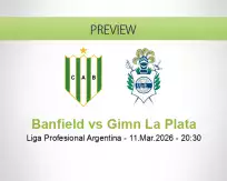 Banfield Gimn La Plata betting prediction (12 March 2026)