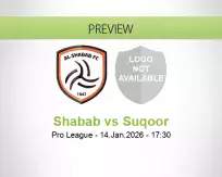 Shabab Suqoor betting prediction (14 January 2026)