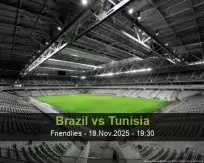 Brazil vs Tunisia