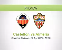 Castellón vs Almería
