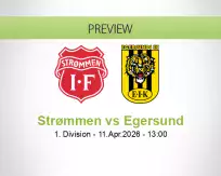 Strømmen Egersund betting prediction (11 April 2026)