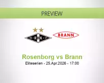 Rosenborg Brann betting prediction (25 April 2026)