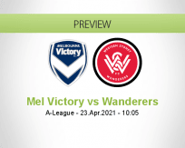 Mel Victory Wanderers betting prediction (23 April 2021)