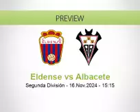 Eldense Albacete betting prediction (16 November 2024)