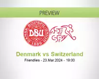 Denmark Switzerland betting prediction (23 March 2024)