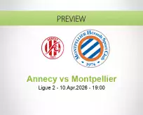 Annecy Montpellier betting prediction (10 April 2026)