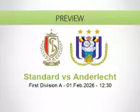 Standard Anderlecht betting prediction (01 February 2026)