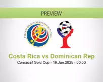 Costa Rica Dominican Rep betting prediction (19 June 2025)