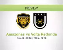 Amazonas Volta Redonda betting prediction (20 September 2025)