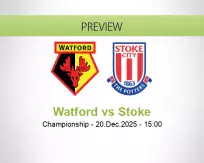 Watford Stoke betting prediction (20 December 2025)